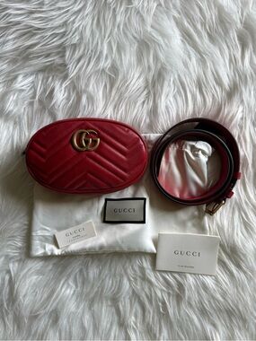 85sizeAuthentic GUCCI GG MARMONT DSVRT Waist bag final price